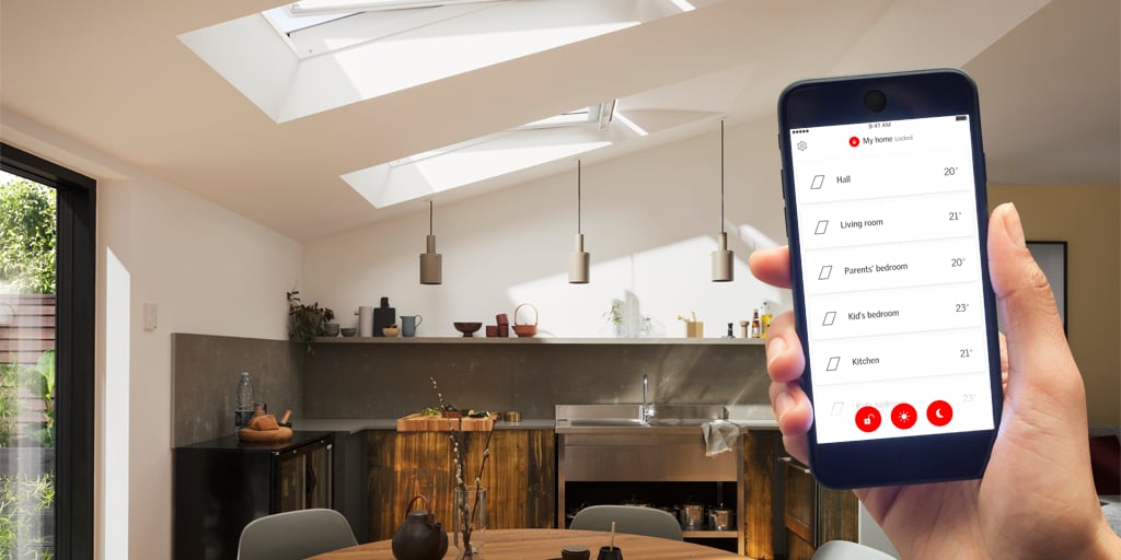 VELUX Active Smart Home Skylight and Blind Control